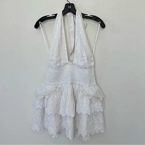 LOVESHACKFANCY ICONIC HALTER DRESS - Picture 4 of 6